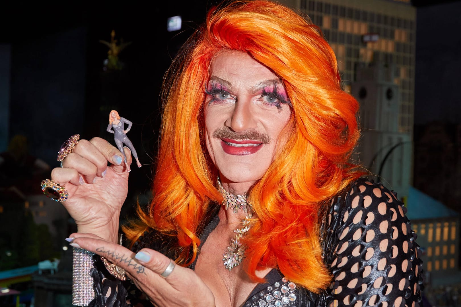 Gloria Viagra im Little BIG City Berlin (Archivbild): Die Dragqueen wird der wohl bunteste Gast des Abends und tritt die Nachfolge von Dragqueen Olivia Jones an.