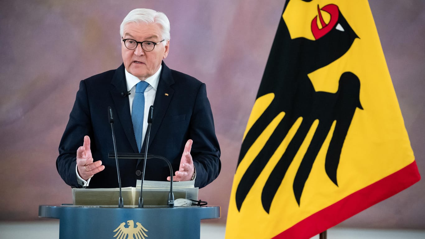 Rund 660 Reden hat Bundespräsident Steinmeier bisher gehalten.