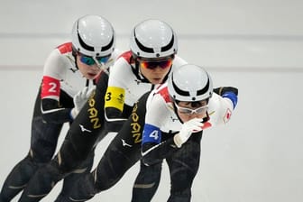 Die Japanerinnen stellten in der Teamverfolgung eine neue Bestmarke auf.