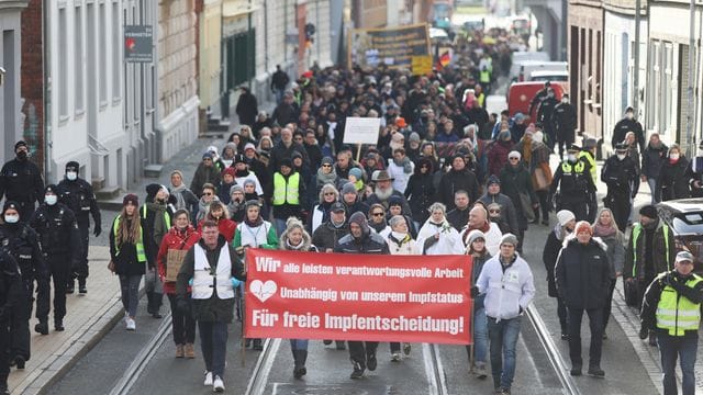 Coronavirus: Demonstration gegen Einschränkungen