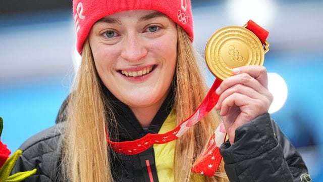 Hannah Neise gewann die Goldmedaille im Skeleton.