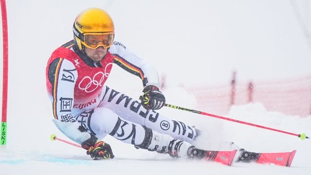 Julian Rauchfuß kam im Riesenslalom nicht in die Top 15.