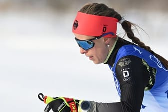 Hat einen positiven Eindruck von den Olympischen Winterspielen in Peking gewonnen: Katharina Hennig in Aktion.