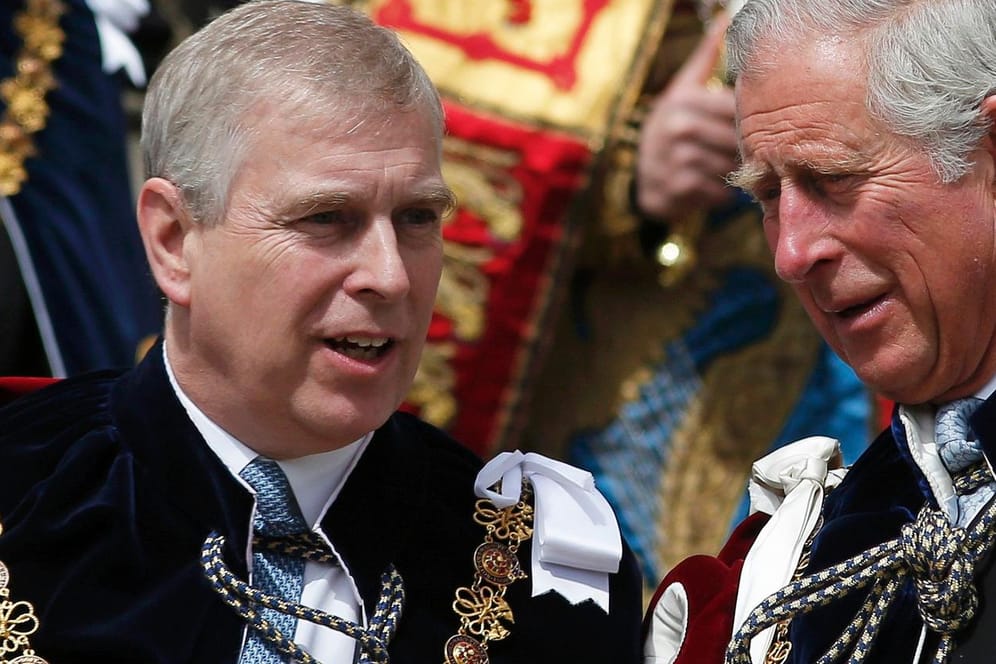 Prinz Andrew und Prinz Charles: Der Thronfolger (rechts) hat schon Pläne für den Umgang mit seinem jüngeren Bruder (links), wenn er einmal König ist.