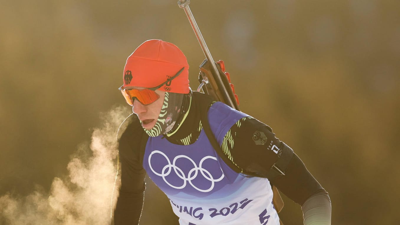 Roman Rees: Der Biathlet landete auf dem sechsten Platz in der Verfolgung.