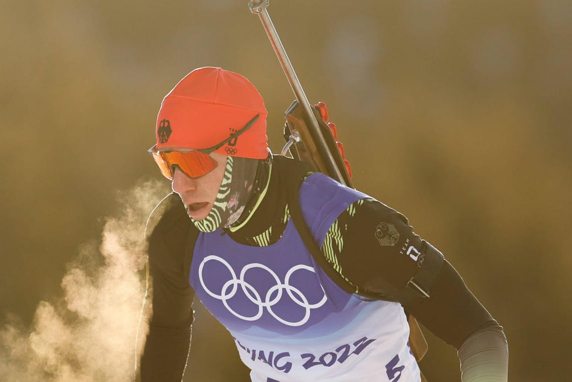 Roman Rees: Der Biathlet landete auf dem sechsten Platz in der Verfolgung.