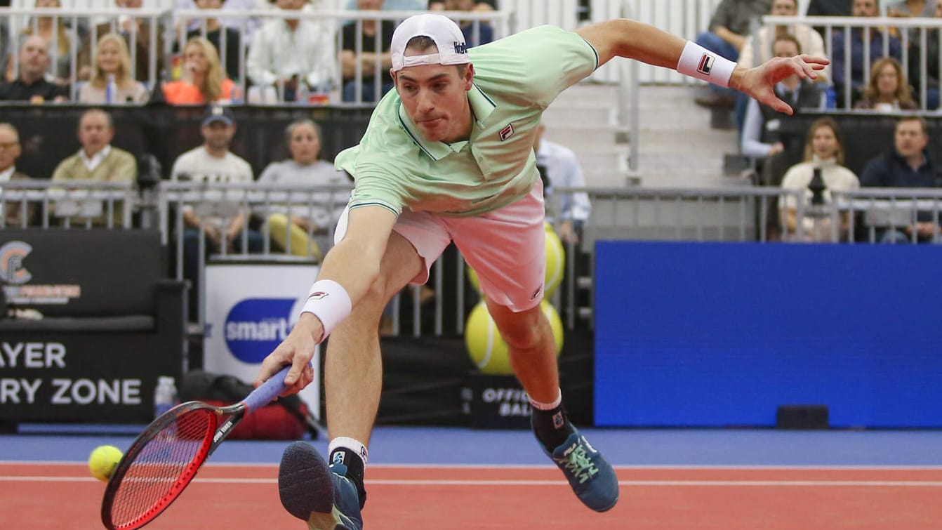 John Isner in Dallas: Gegen Reilly Opelka hat der US-Amerikaner erneut Geschichte geschrieben.