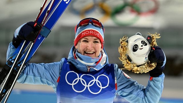 Marte Olsbu Röiseland aus Norwegen.