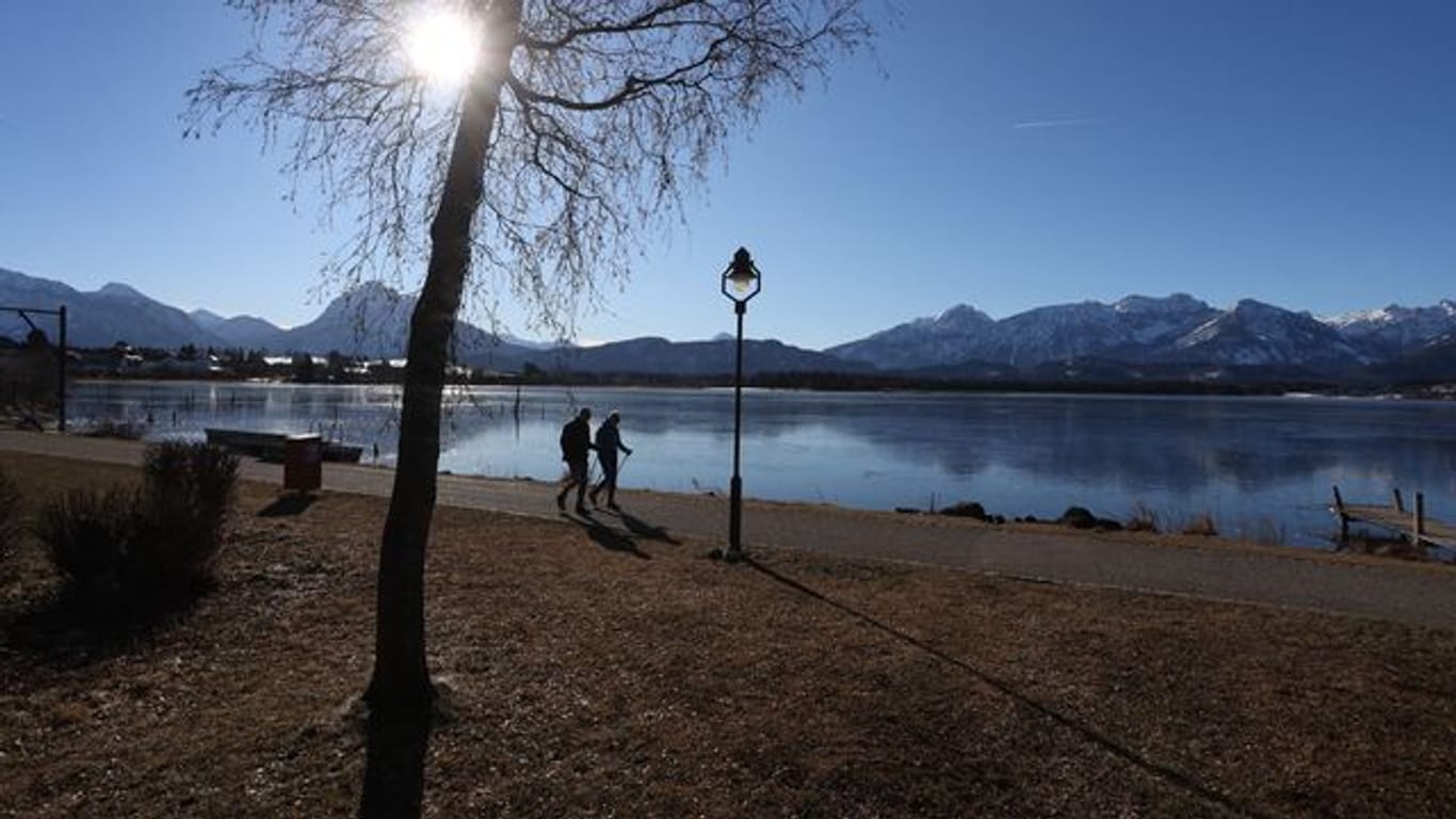 Sonniger Sonntag in Füssen