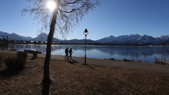 Sonniger Sonntag in Füssen