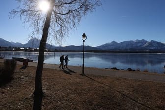 Sonniger Sonntag in Füssen