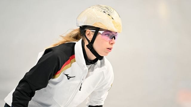 Geht in Peking gehandicapt an den Start: Shorttrackerin Anna Seidel.