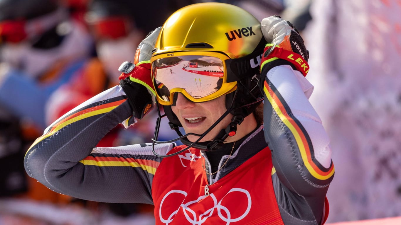 Nicht zu fassen: Lena Dürr verpasste im Slalom um Haaresbreite eine Medaille.
