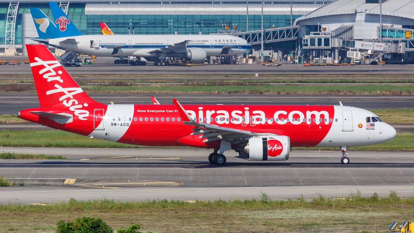 Beim Flug einer Air Asia-Maschine in Malaysia wurde eine Schlange gesichtet. (Symbolfoto)