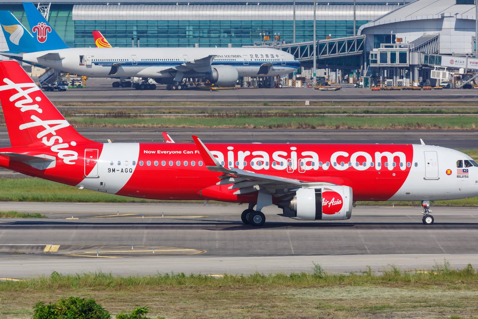 Beim Flug einer Air Asia-Maschine in Malaysia wurde eine Schlange gesichtet. (Symbolfoto)