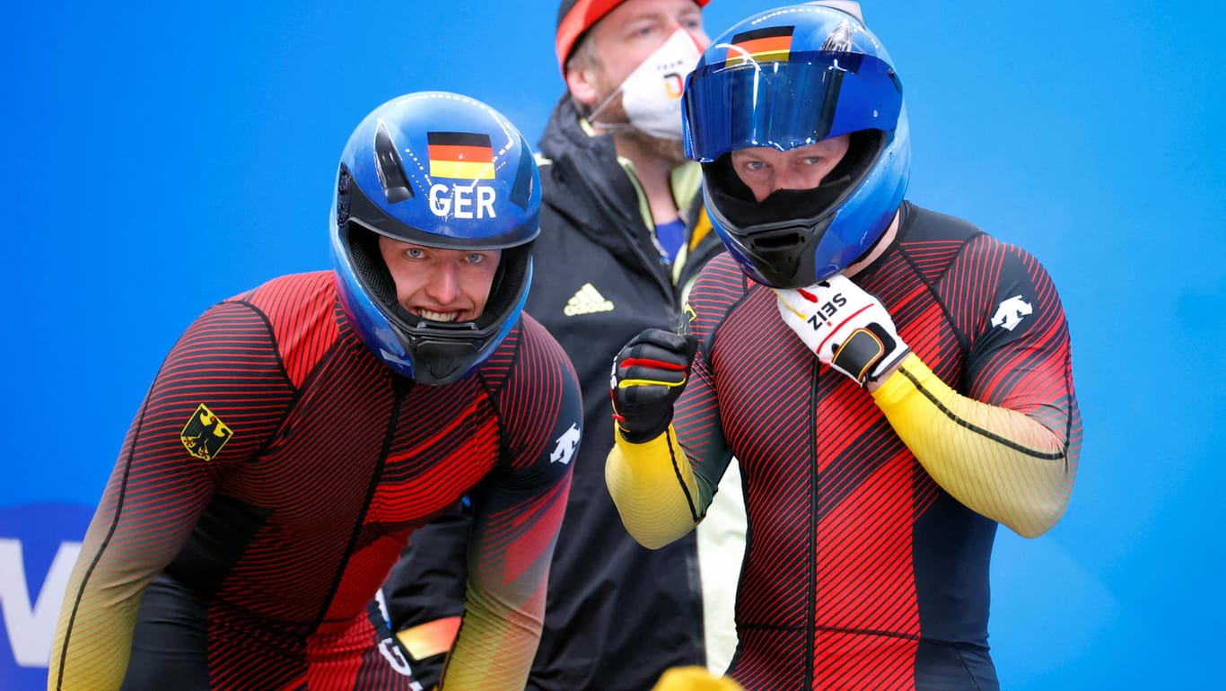 Chance auf eine Medaille: Die Bobfahrer Francesco Friedrich und Thorsten Margis.