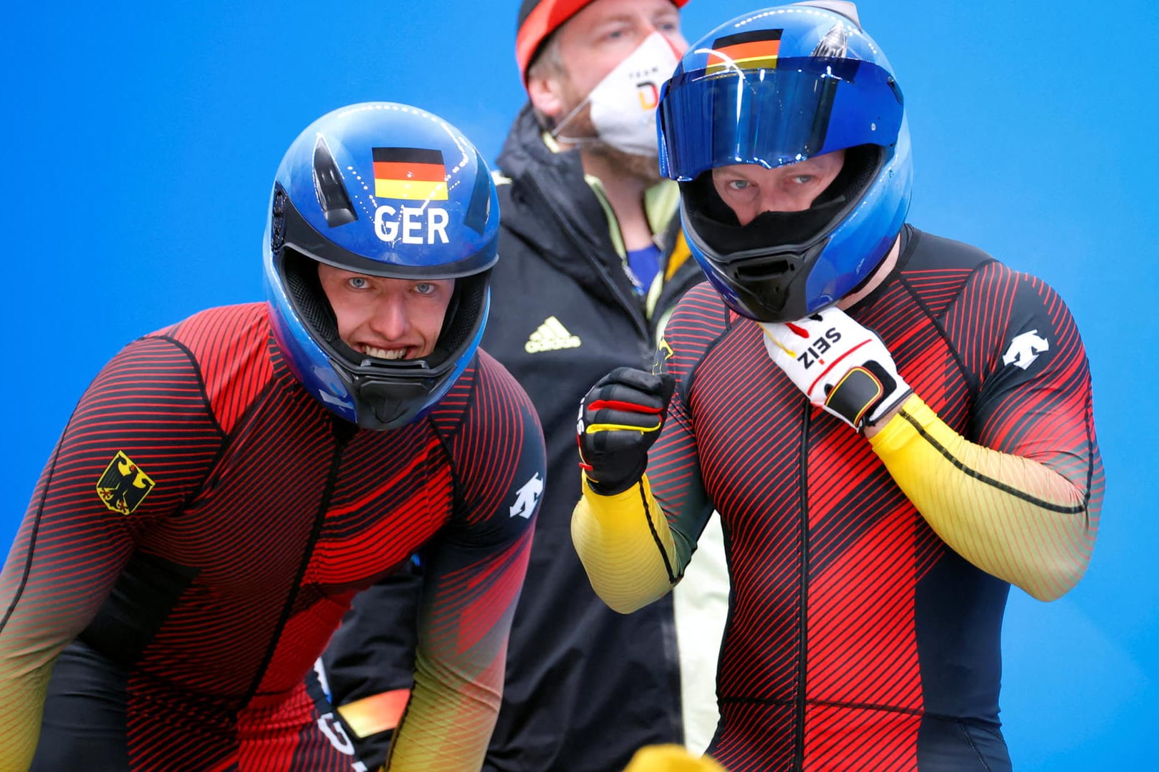 Chance auf eine Medaille: Die Bobfahrer Francesco Friedrich und Thorsten Margis.