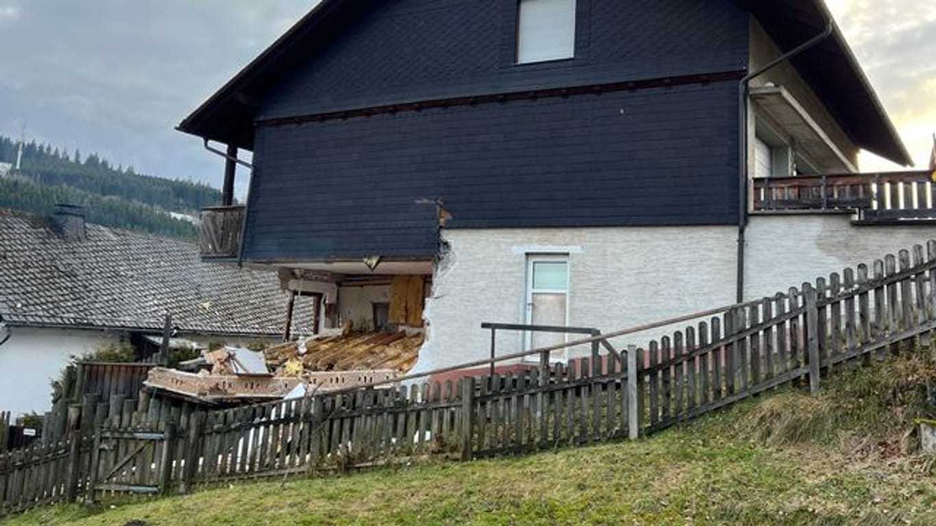Explosion in Wohnhaus in Winterberg