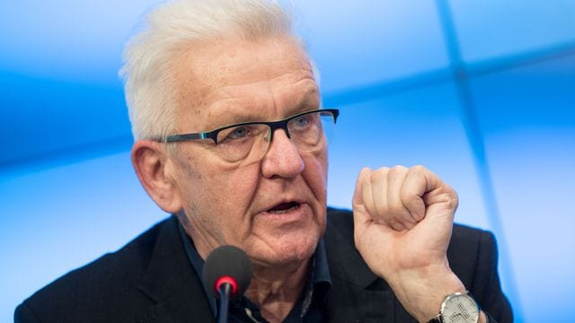 Regierungs-Pressekonferenz in Stuttgart Regierungs-Pressekonferenz in Stuttgart
