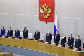 Sitzung der Duma in Moskau im Januar: Der Kreml teilte mit, dass die Staatsduma den Willen des russischen Volkes widerspiegele. (Archivbild)