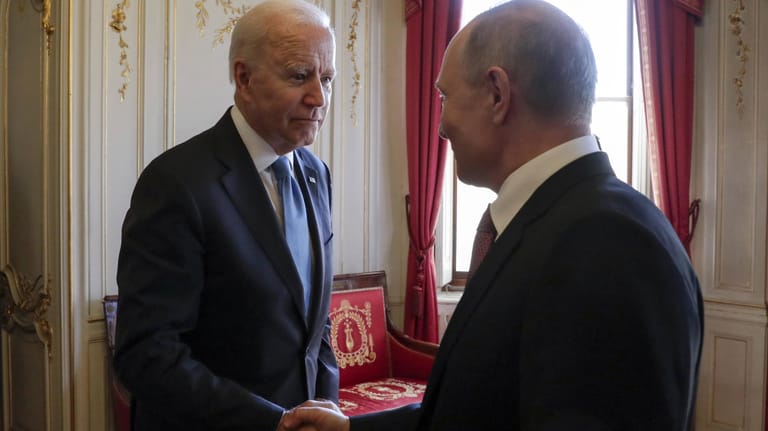 Joe Biden und Wladimir Putin: Russland sieht die USA als Hauptverhandlungspartner.