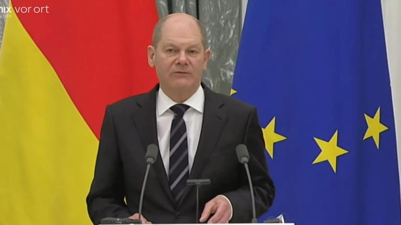 Bundeskanzler Olaf Scholz: "Ein Angriff wäre ein Unglück für uns alle."