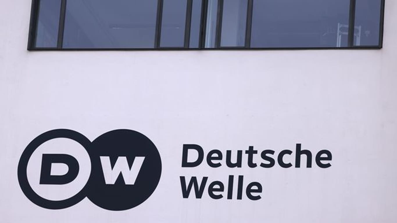 Das Logo der Deutschen Welle.