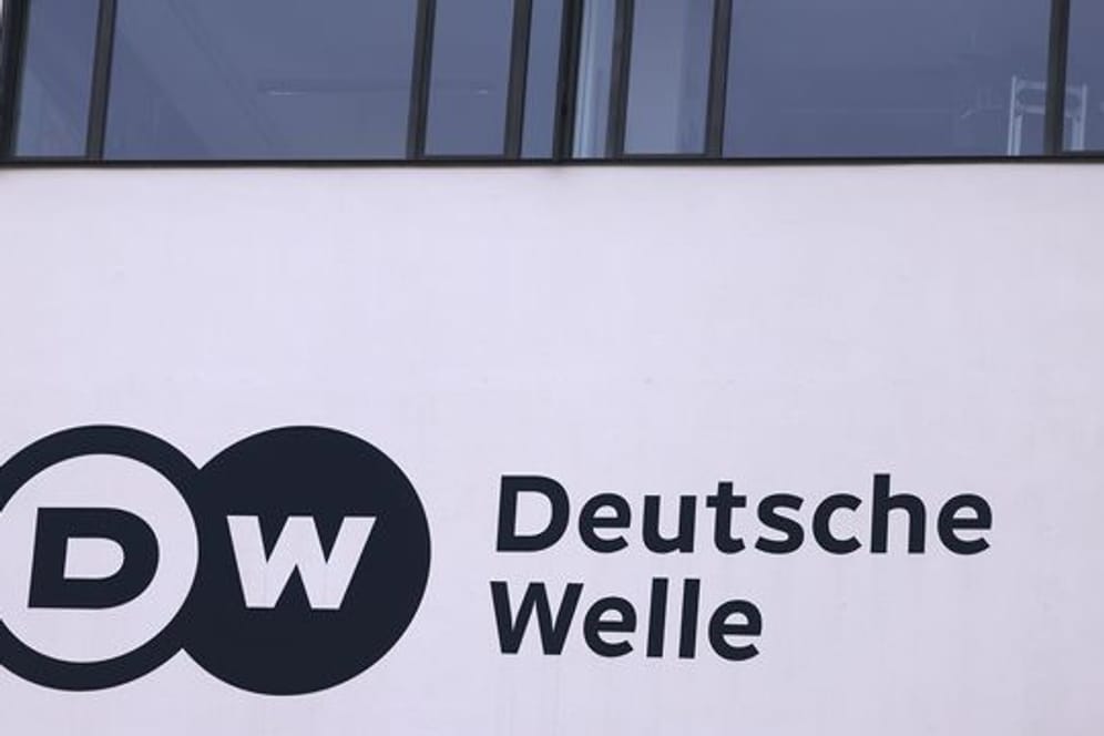 Das Logo der Deutschen Welle.