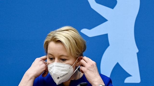 Berlins Regierende Bürgermeisterin Franziska Giffey (SPD)