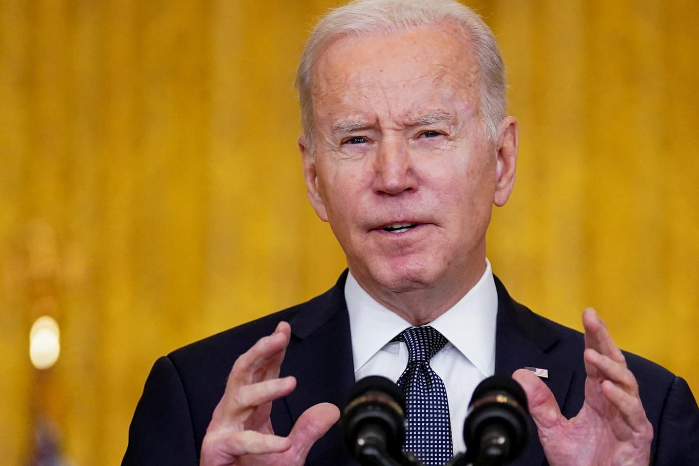 Joe Biden warnt Russland: "Die Welt wird nicht vergessen."