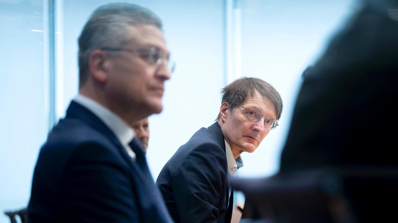 Karl Lauterbach und Lothar Wieler: Zwischen dem Gesundheitsminister und RKI-Chef kam es jüngst immer wieder zu Spannungen