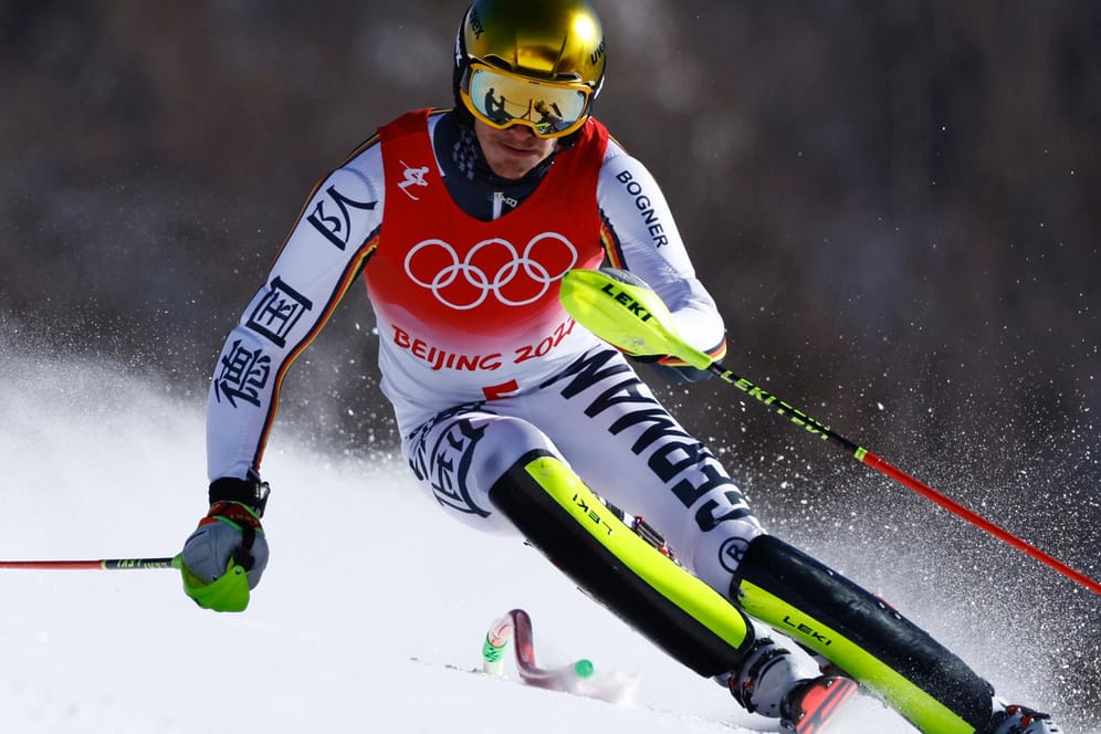 Linus Straßer beim Slalomrennen in China: Der 29-Jährige ist der beste deutsche Teilnehmer.