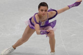 Kamila Walijewa: Trotz großem Stress wusste die 15-Jährige am Dienstag auf dem Eis wieder zu überzeugen.
