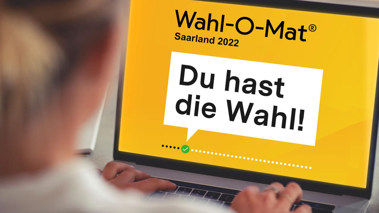 Mit dem Wahl-O-Mat können Sie ermitteln, welche Partei Ihre Interessen am ehesten vertritt.