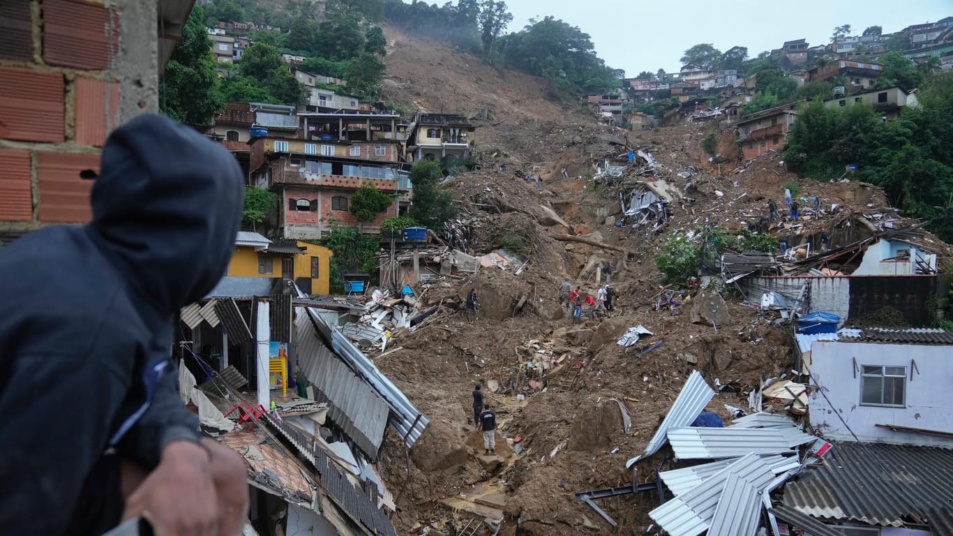 Petrópolis, Brasilien: Nach heftigem Regen und Erdrutschen steigt die Zahl der Toten in der Bergregion von Rio de Janeiro weiter.