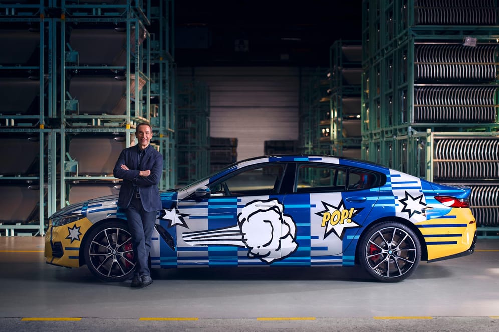 Auto-Kunst: Jeff Koons designt die limitierte Auflage des BMW Coupé.