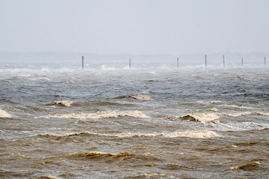 Sturmtief Ylenia an der Nordseeküste