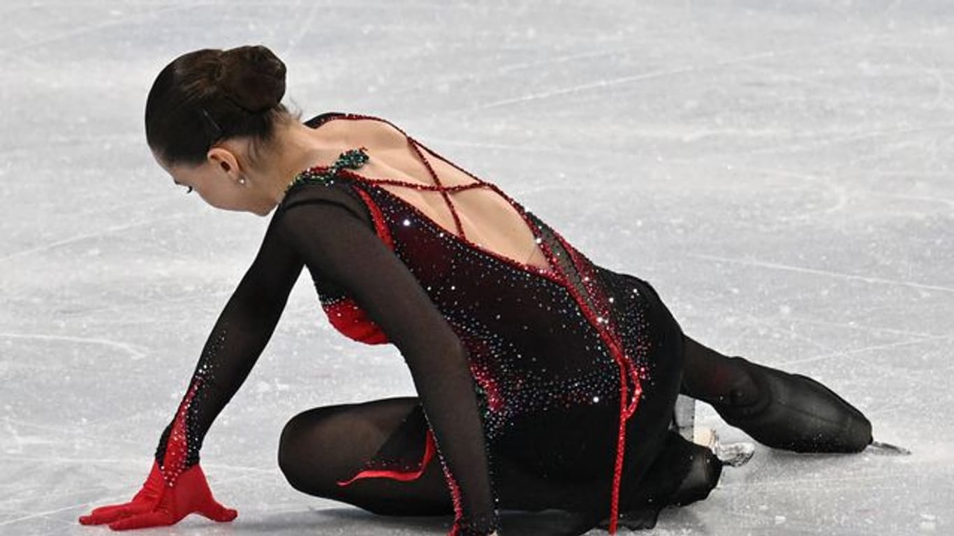 Die Russin Kamila Walijewa verpasste eine Einzel-Medaille.