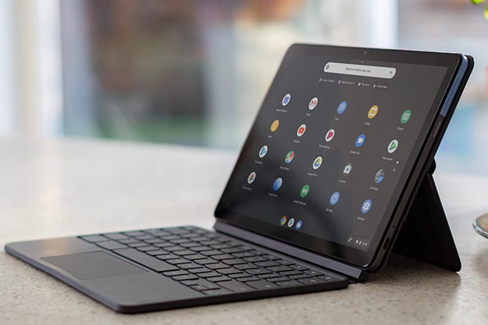 Das Lenovo IdeaPad Duet ist Tablet und Laptop in einem Gerät und läuft mit Googles Chrome OS.