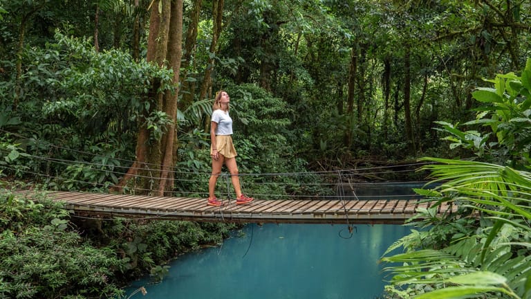 Regenwald in Costa Rica (Symbolbild): Touristen strömen aktuell geradezu nach Süd- und Mittelamerika.