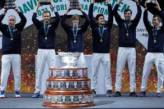 Das Team des russischen Tennisverbands gewann 2021 den Davis Cup.