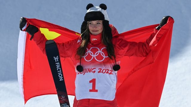 Ski-Freestylerin Eileen Gu ist Chinas Superstar.