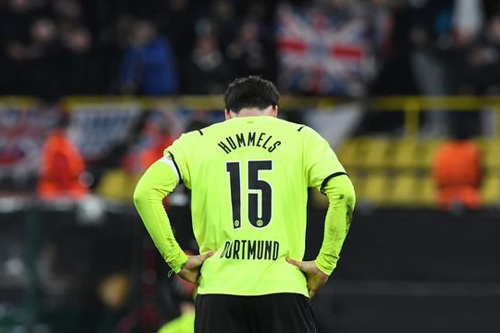 BVB-Abwehrspieler Mats Hummels war nach der Niederlage gegen die Glasgow Rangers frustriert.