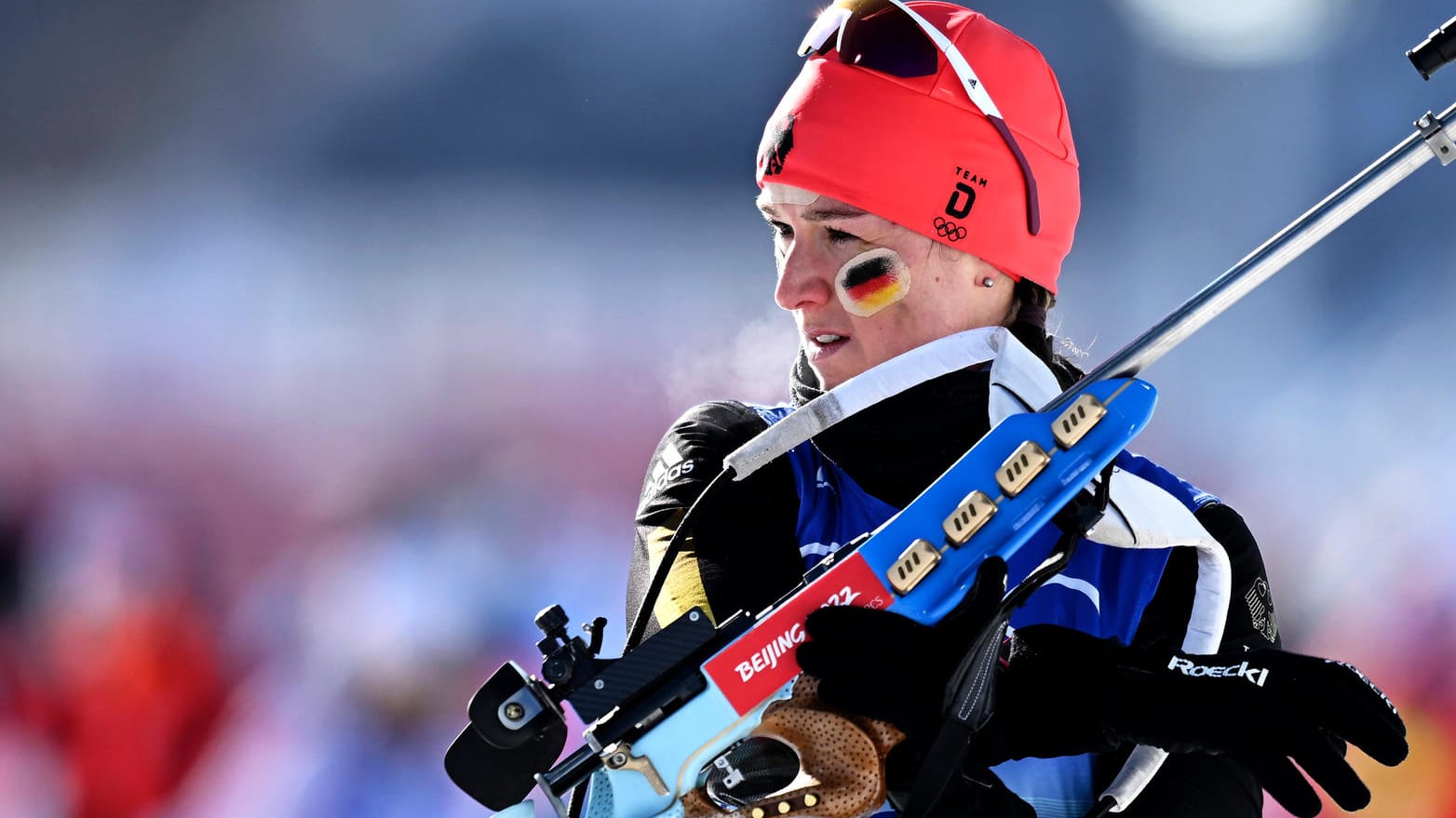 Denise Herrmann: Die deutsche Biathletin geht aktuell etwas später ins Bett.