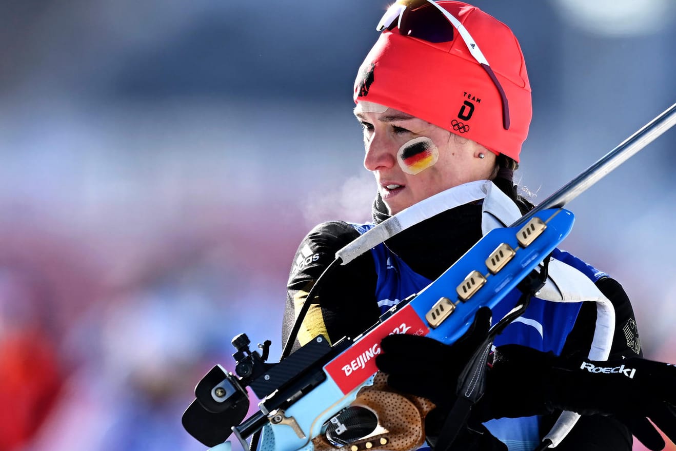 Denise Herrmann: Die deutsche Biathletin geht aktuell etwas später ins Bett.