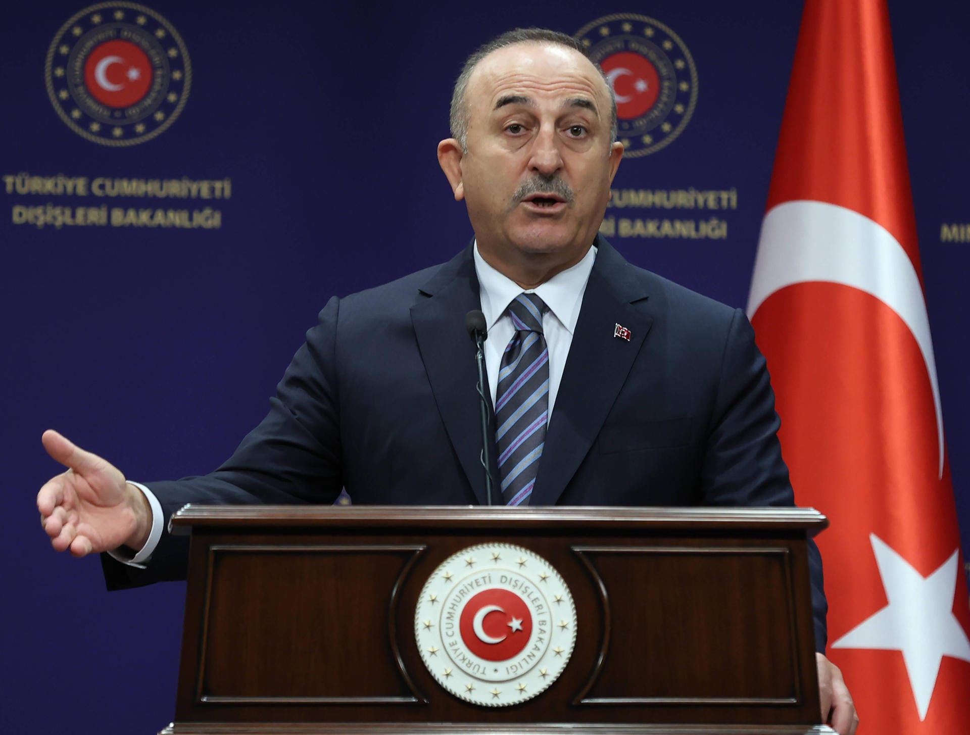 Mevlüt Çavuşoğlu, Außenminister der Türkei.