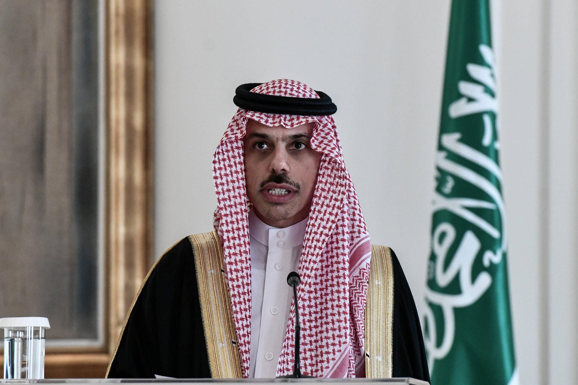 Saudi-Arabiens Außenminister Prinz Faisal Bin Farhan Al-Saud.
