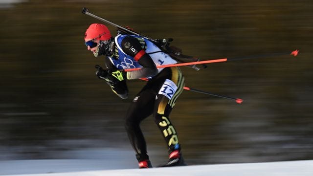 Biathlet Benedikt Doll wurde im Massenstart Achter.