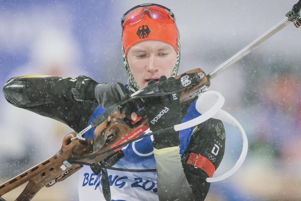 Benedikt Doll: Auch der erfolgreichste deutsche Biathlet des Winters konnte keine Medaille in China gewinnen.