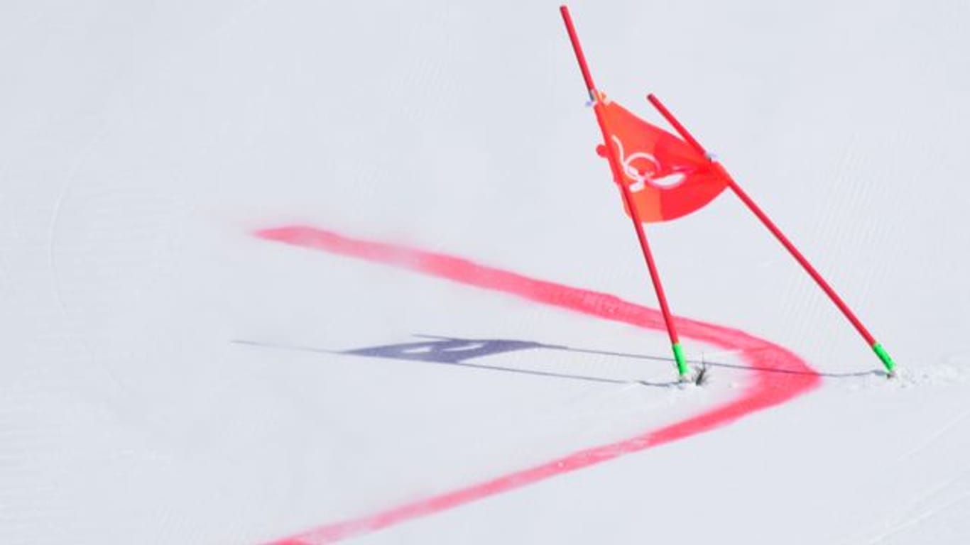 Zu viel Wind: Der alpine Mixed-Teamwettbewerb droht auszufallen.